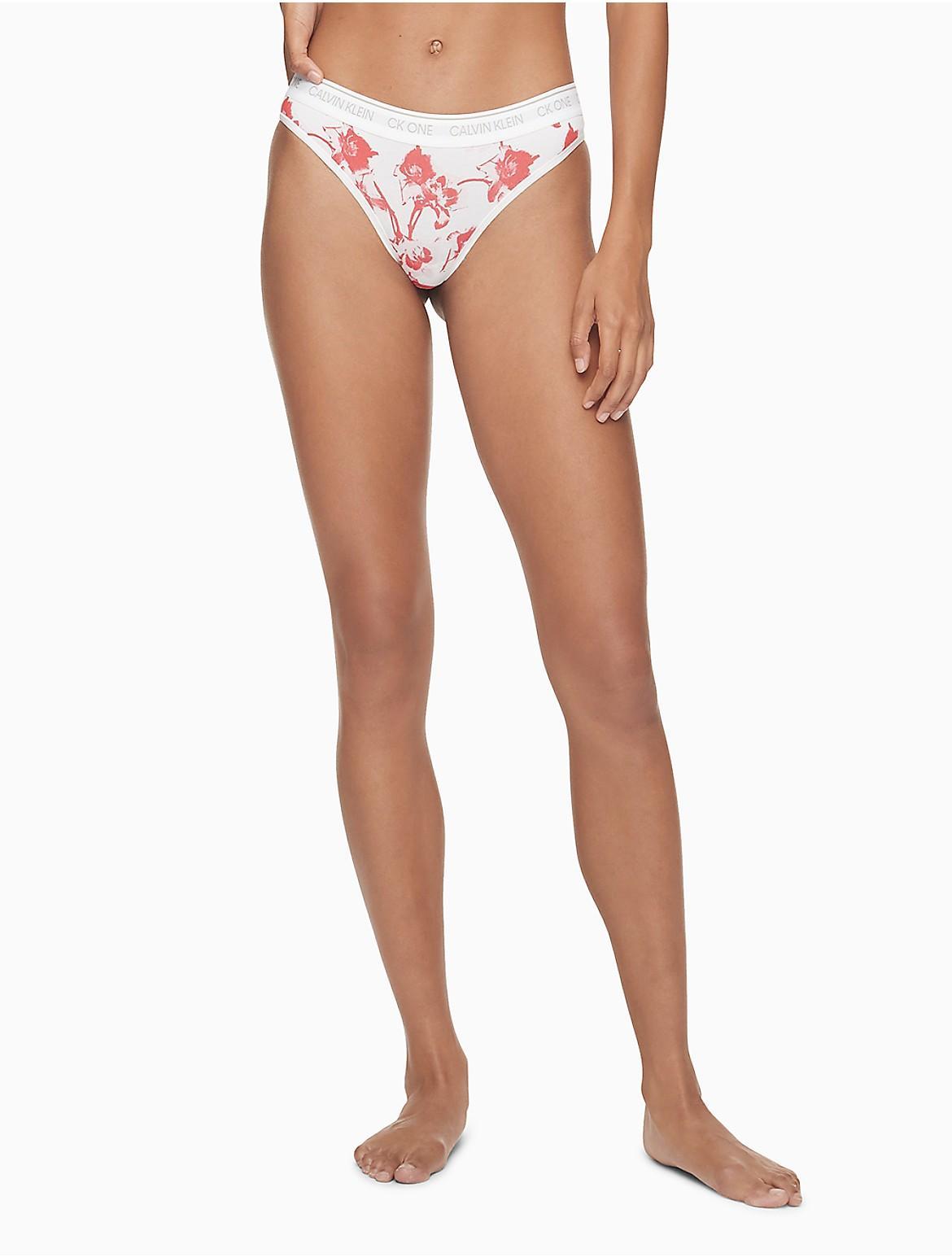 Calvin Klein Womens CK One Thong - Pink - S Product Image