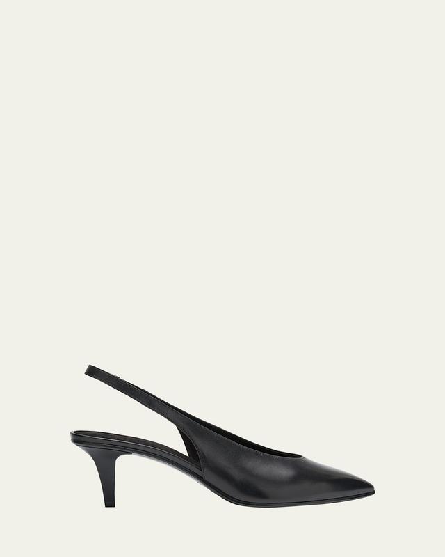 Rebecca Leather Slingback Pumps Product Image