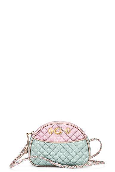 Gucci Trapuntata Metallic Calfskin Leather Shoulder Bag Product Image