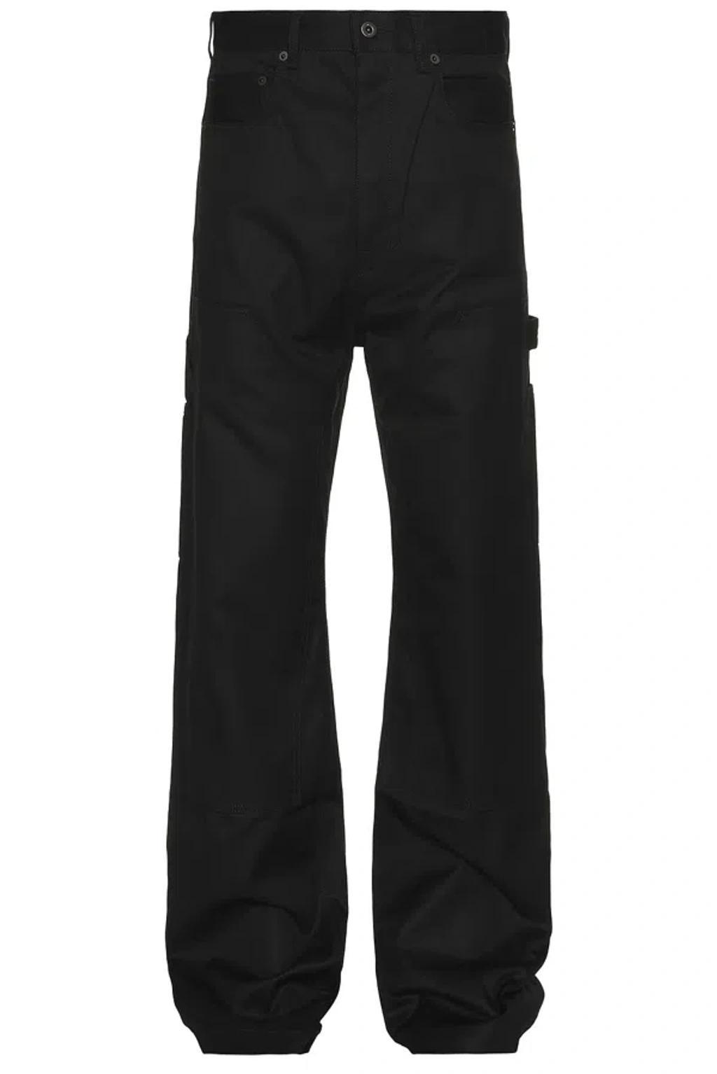 RICK OWENS DRKSHDW Black Porterville Detroit Cut Jeans Product Image