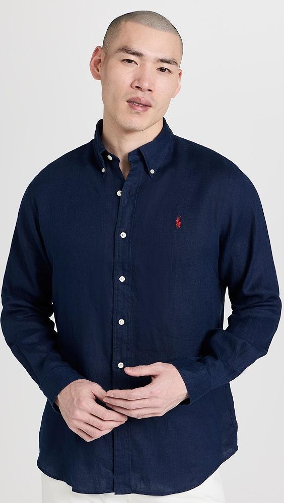 Polo Ralph Lauren Linen Long Sleeve Shirt | Shopbop product image