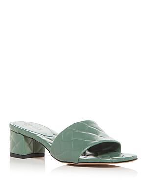 Bottega Veneta Womens Amy Block Heel Slide Sandals Product Image