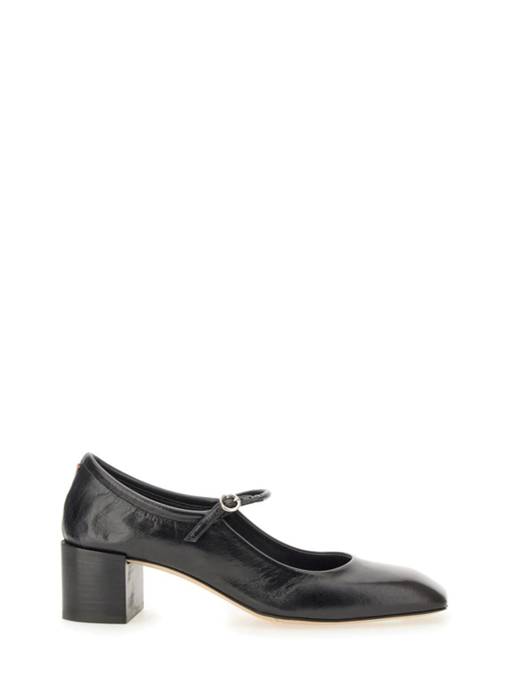 AEYDE Aline Leather Mary Jane Pumps In Black product image