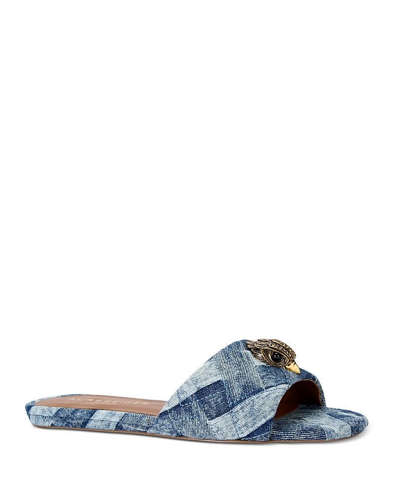 Kurt Geiger London Kensington Flat Denim Sandals Product Image