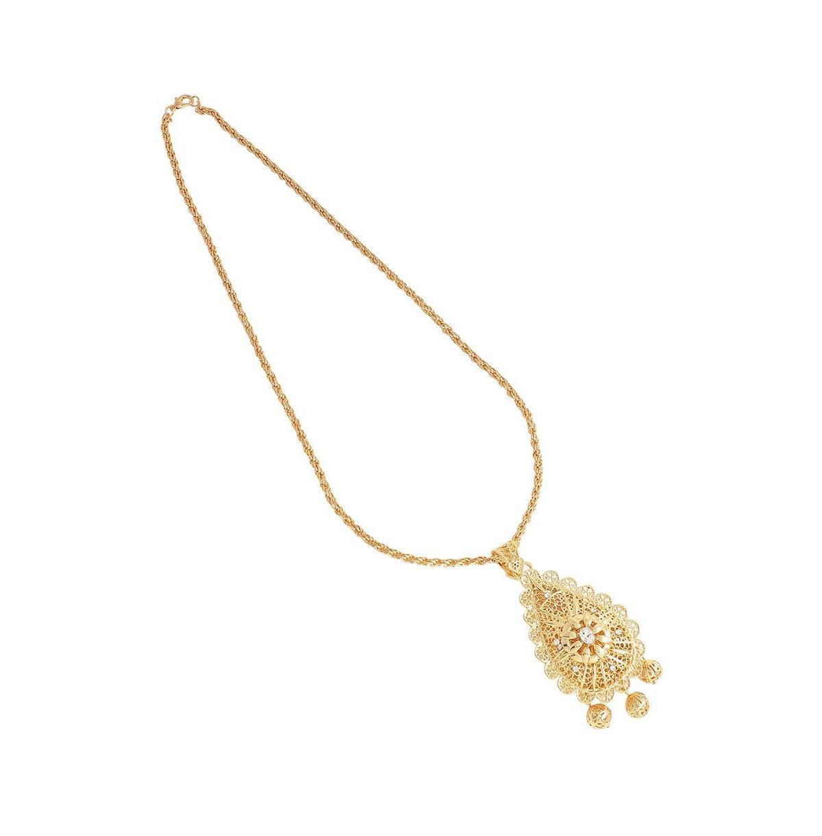 Sohi Womens Royal Pendant Necklace Product Image