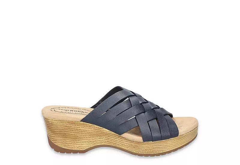 Easy Street Womens Rosanna Slip-On Slip Resistant Wedge Sandals Product Image