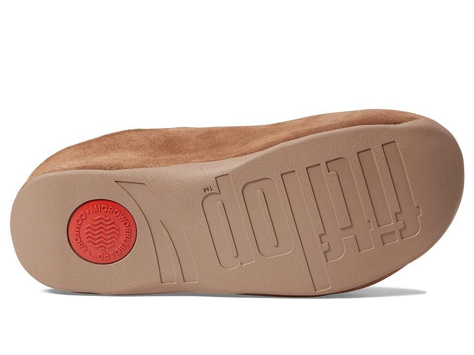 FitFlop Shuv Shearling-Lined Suede Clogs (Light ) Women's Shoes Product Image