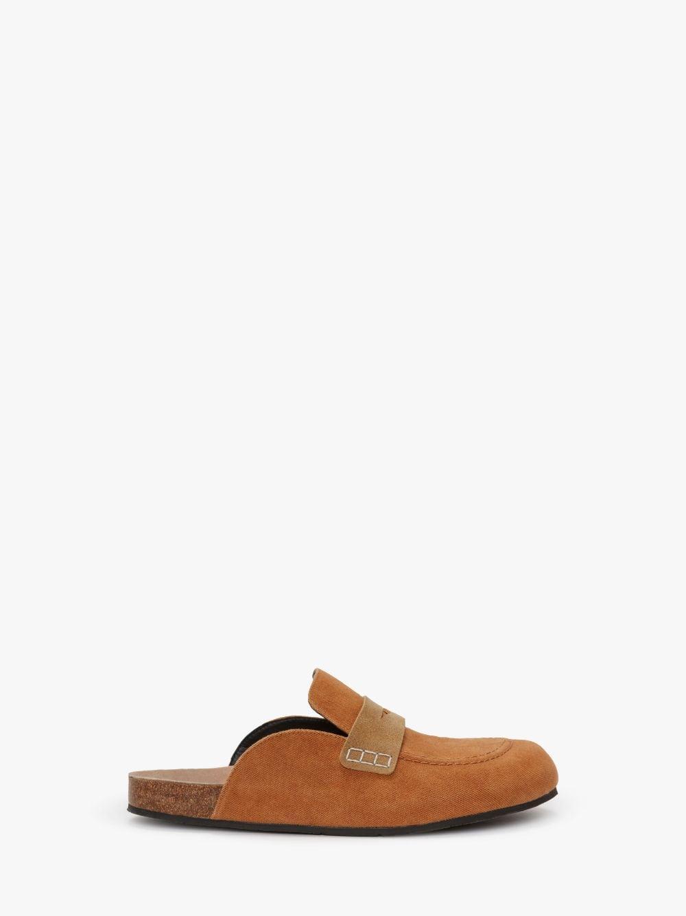 CORDUROY LOAFER MULES in brown | JW Anderson US  Product Image