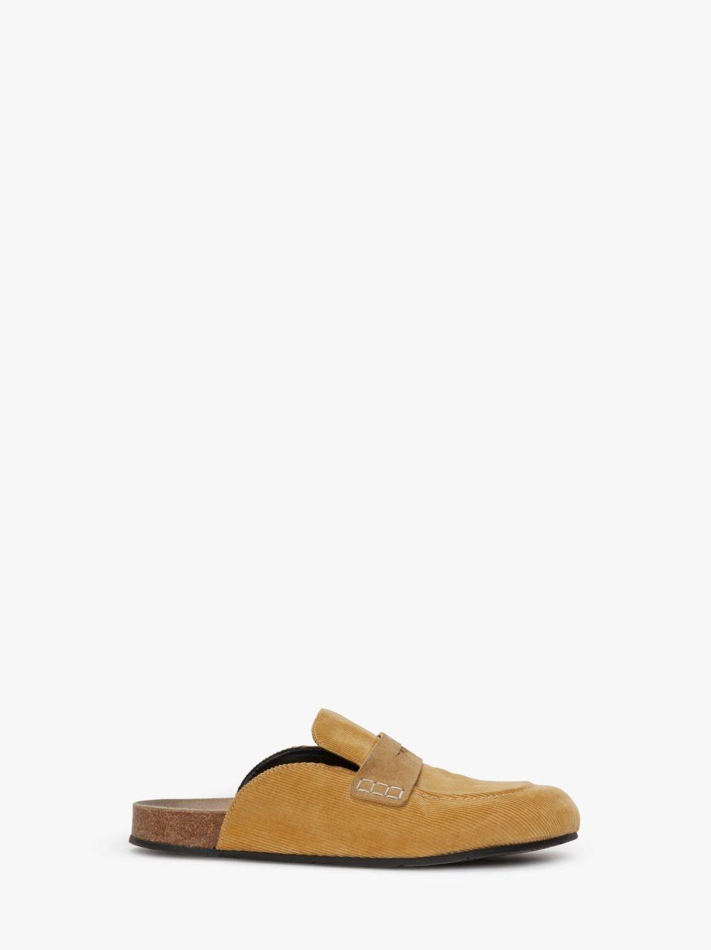 CORDUROY LOAFER MULES in yellow | JW Anderson US  Product Image