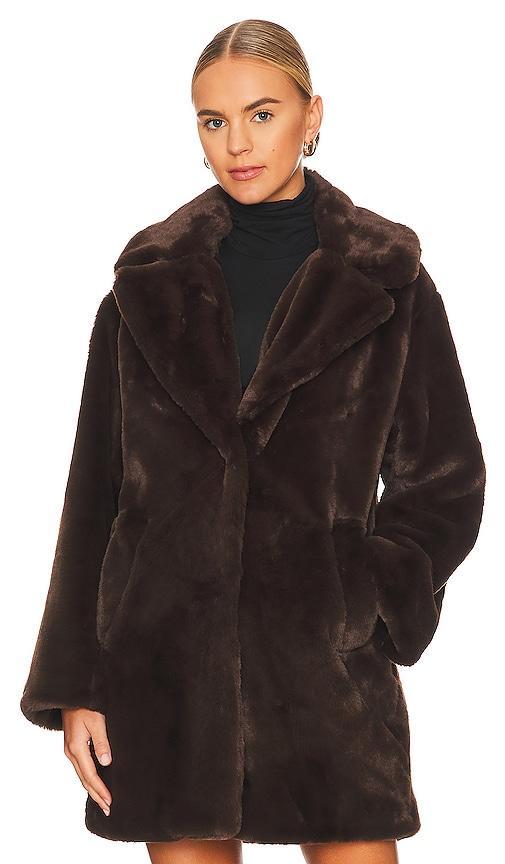 LAMARQUE Linnea Faux Fur Coat Size M, S, XL. Product Image