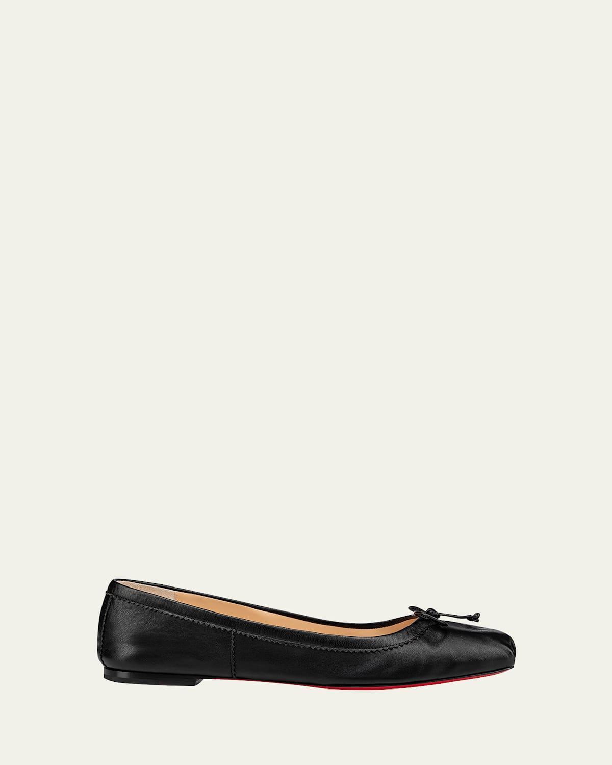 FERRAGAMO Varina Leather Flat Product Image