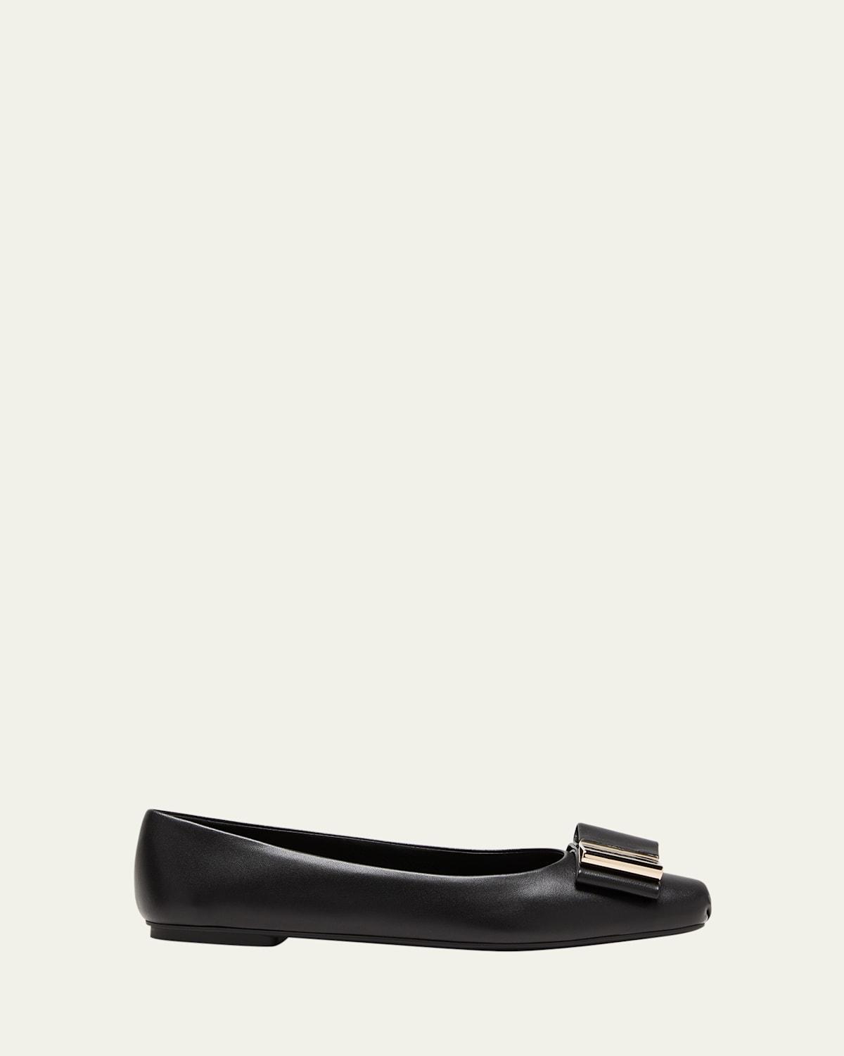 Lena Lambskin Bow Pumps Product Image