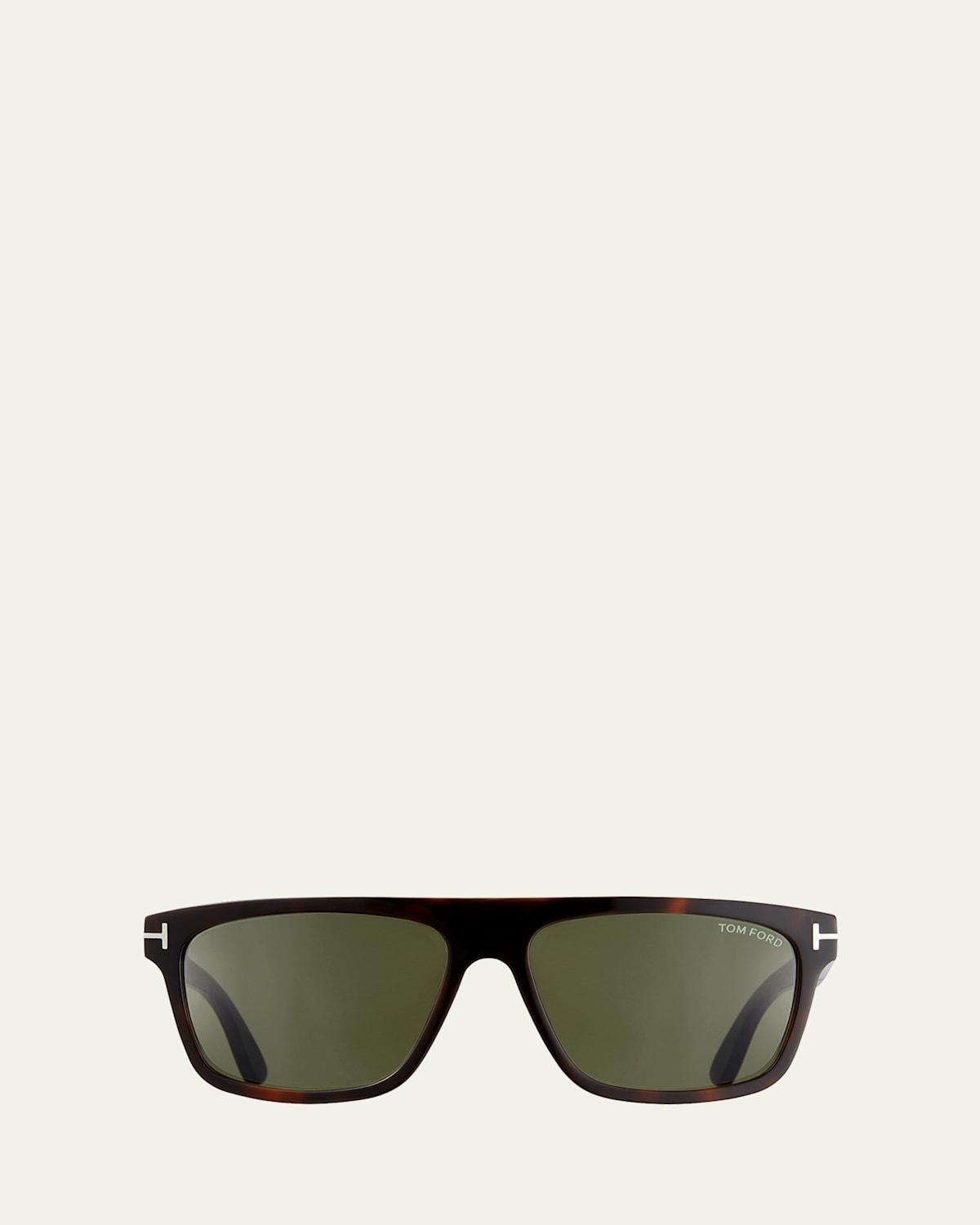 Mens Thick Square Acetate Sunglasses Product Image