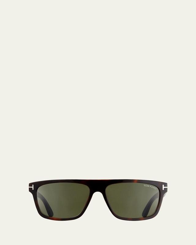 Mens Thick Square Acetate Sunglasses Product Image