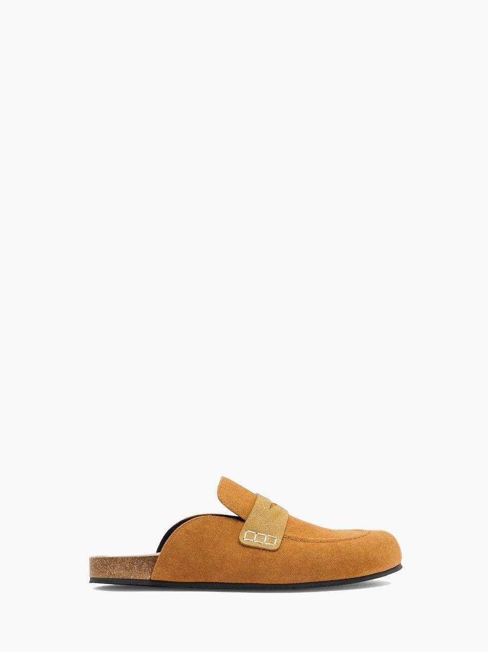 CANVAS LOAFER MULES in brown | JW Anderson US  Product Image