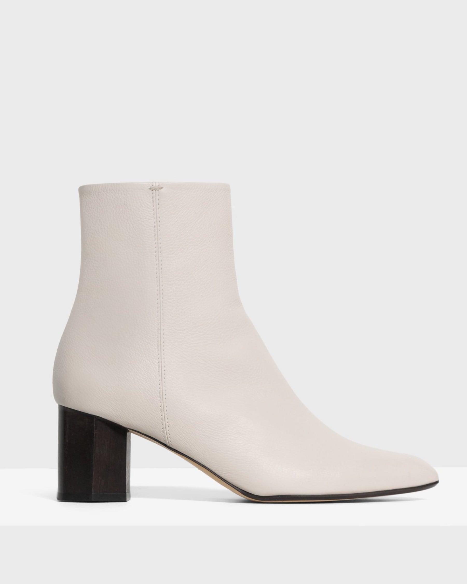 Ankle Bootie in Leather Product Image