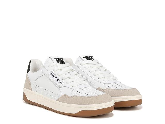 Sam Edelman Harper Leather Suede and Fabric Low-Top Retro Skater Sneakers Product Image