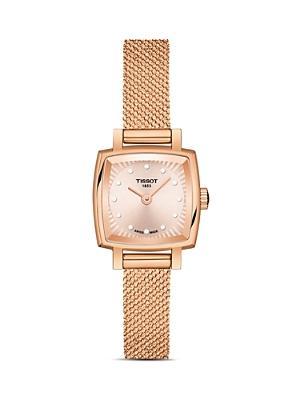 Tissot Lovely Rose Gold Square Watch Product Image