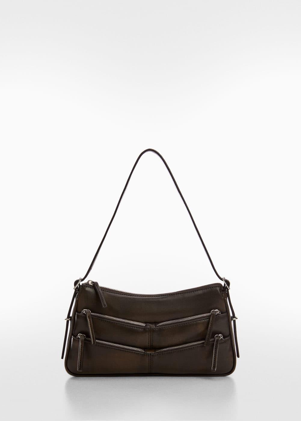 MANGO - Zip-detail shoulder bag - One size - Women Product Image