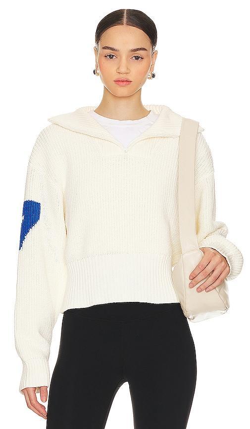 Half Zip Cropped Sweatshirt product image