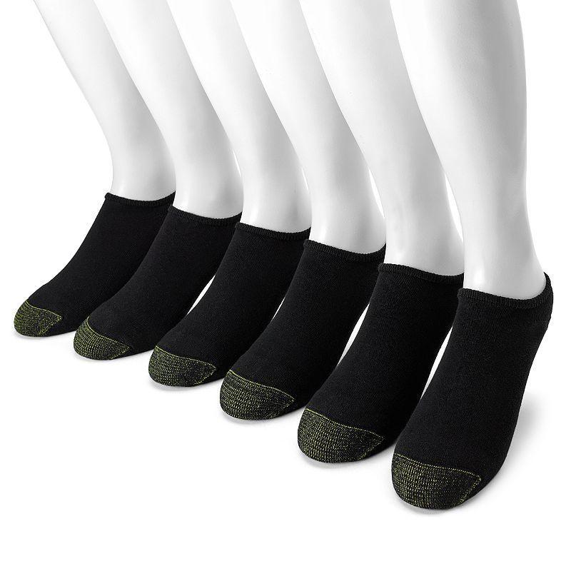 Mens GOLDTOE 6-pack Athletic Cushioned Cotton No Show Socks Product Image