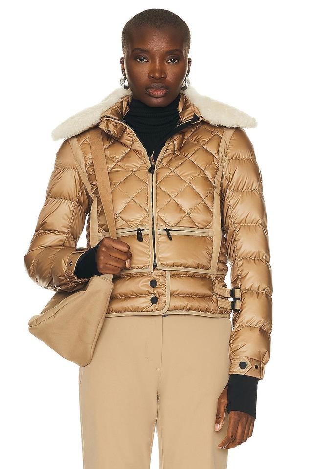 Moncler Grenoble Chaviere Jacket in Metallic Gold Product Image