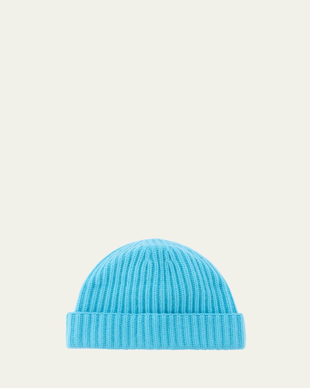 Mens Rib-Knit Cashmere Beanie Hat Product Image