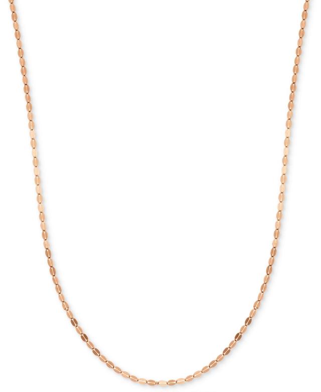 18 Polished Fancy Link Chain Necklace (1-3/8mm) in 14k Gold Product Image