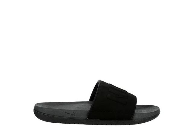 Nike Offcourt Mens Slide Sandals Grey Black Product Image