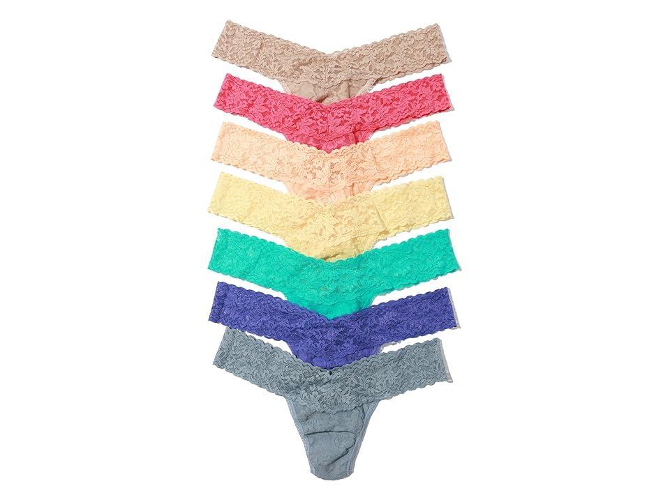 Hanky Panky Signature Lace Low Rise Thong 7 Day-Pack (Multipack) Women's Underwear Product Image