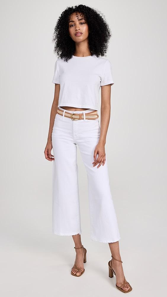 Good American Good Waist Palazzo Crop Jeans | Shopbop Product Image