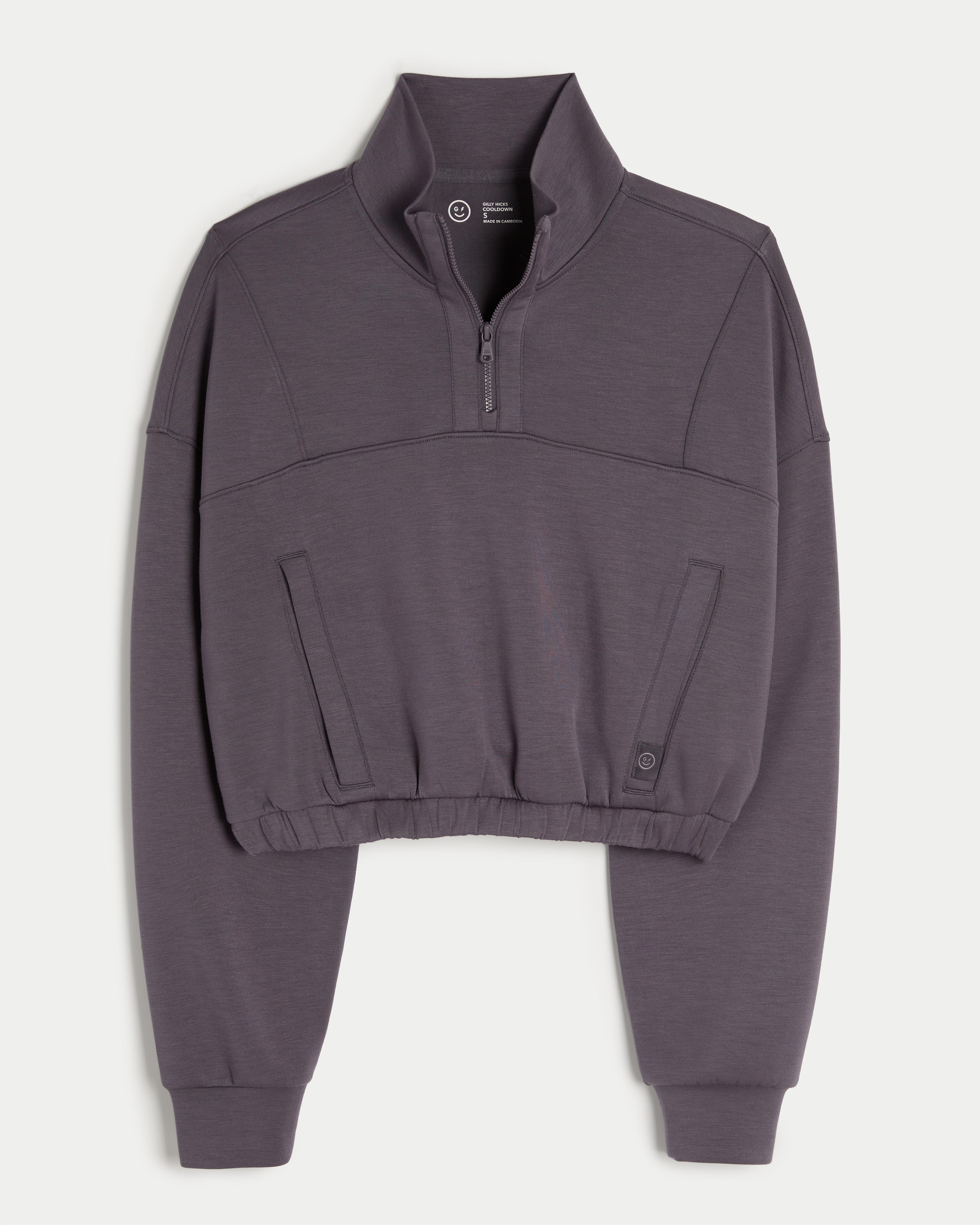 Gilly Hicks Active Cooldown Quarter-Zip Top Product Image