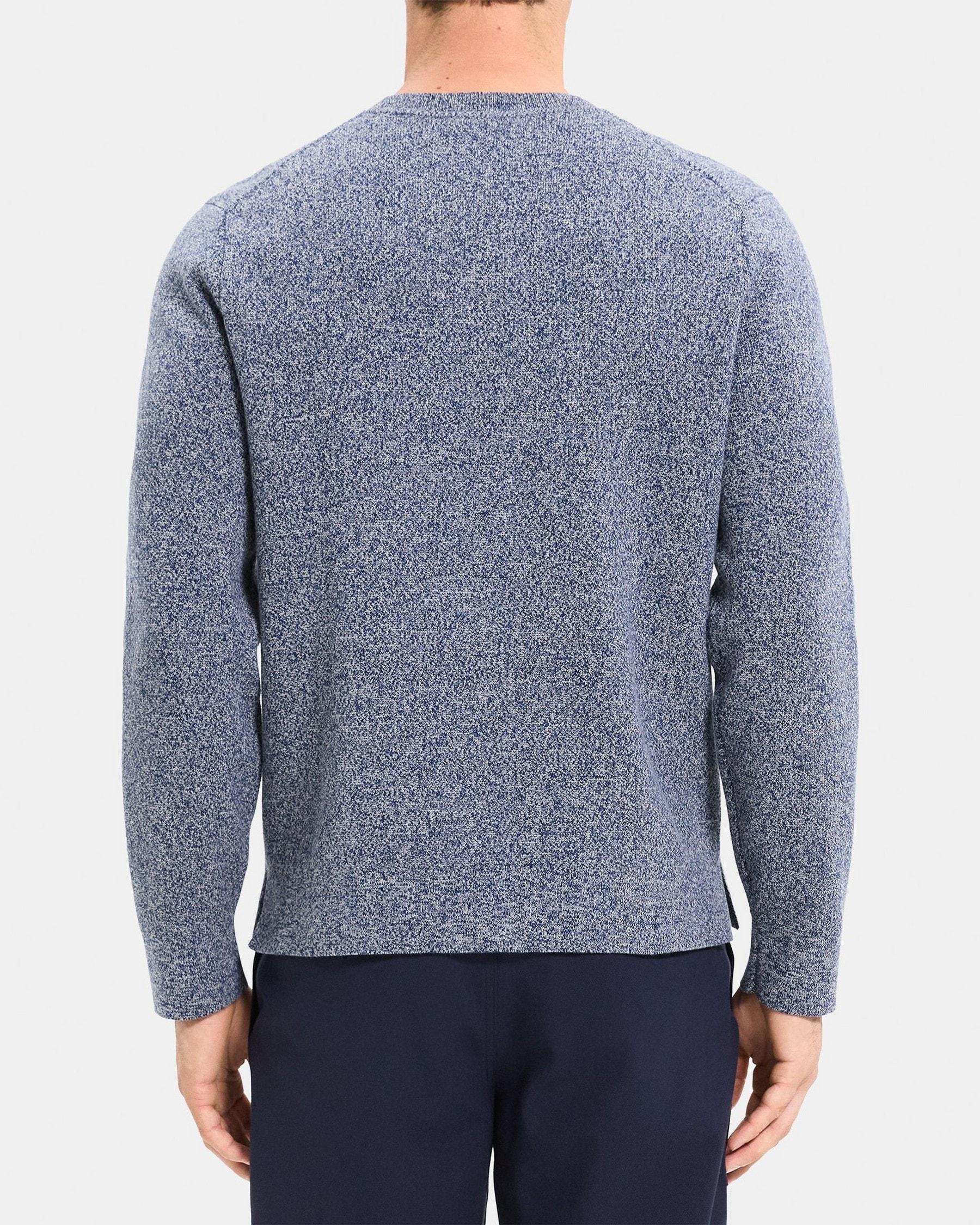 Crewneck Sweater in Marled Cotton Product Image