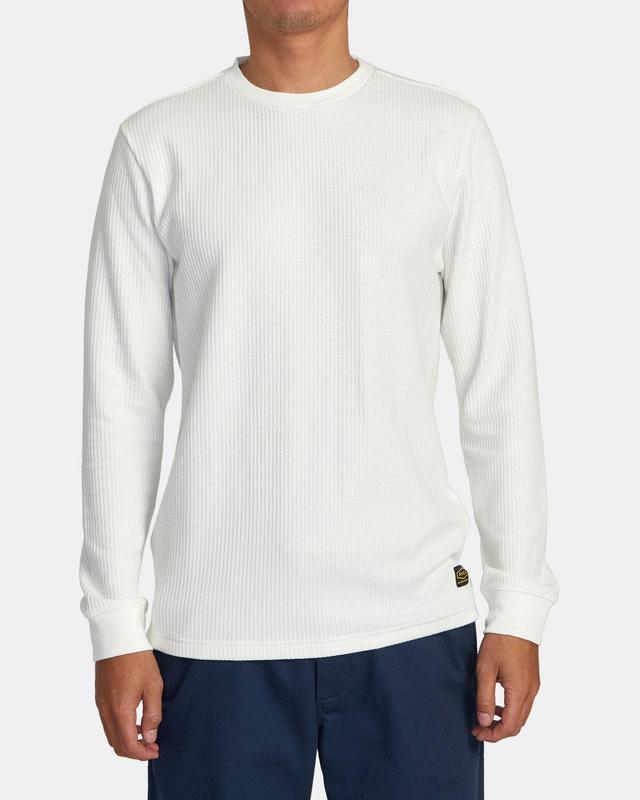 Dayshift Long Sleeve Thermal Shirt - Off White Product Image