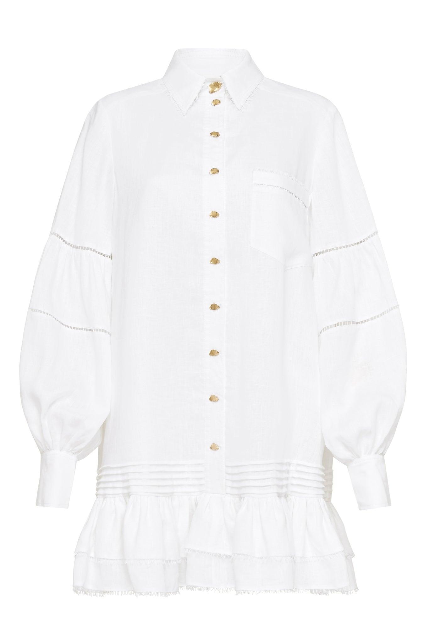 Lotus Shirt Mini Dress Product Image