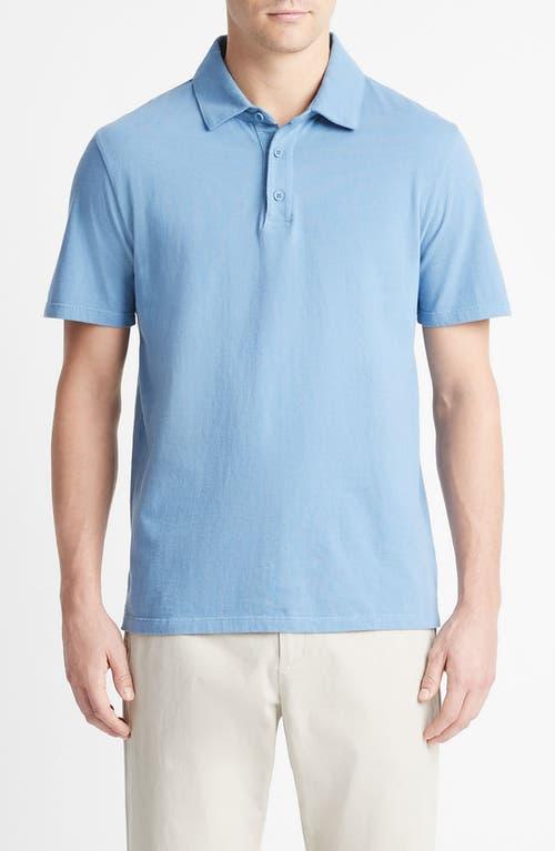 Vince Regular Fit Garment Dyed Cotton Polo Product Image