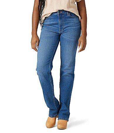 Wrangler High Rise True Straight Jeans Product Image