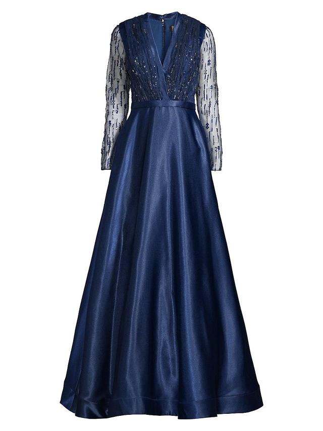 Womens Jersey A-Line Gown Product Image