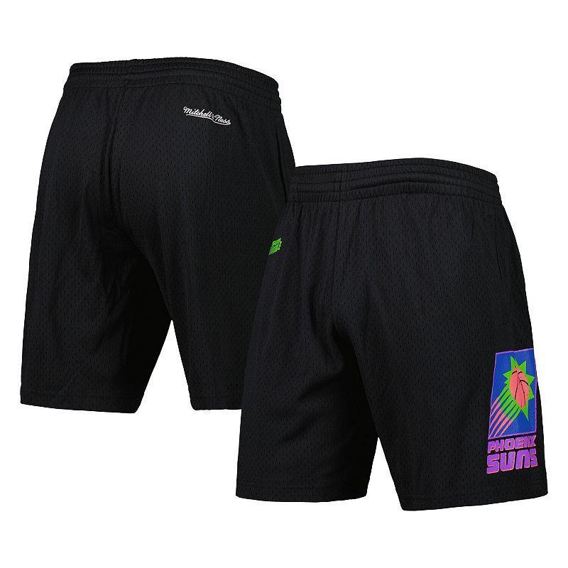 Mens Mitchell & Ness Black Phoenix Suns Hardwood Classics Color Bomb Energy Shorts Product Image