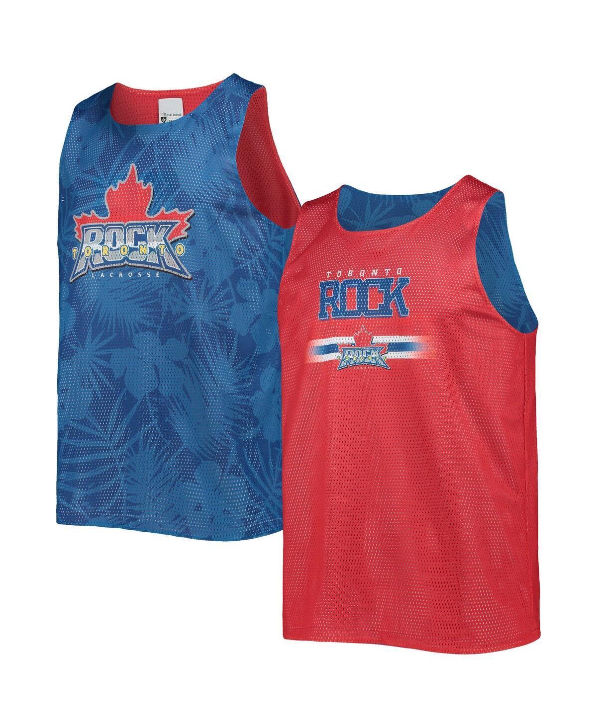 Mens Foco Blue Toronto Rock Reversible Mesh Tank Top - Blue Product Image