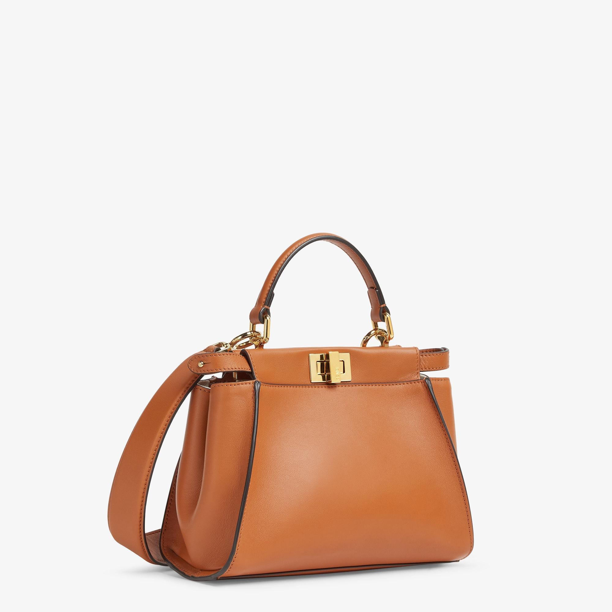 Peekaboo MiniBrown leather bag Product Image