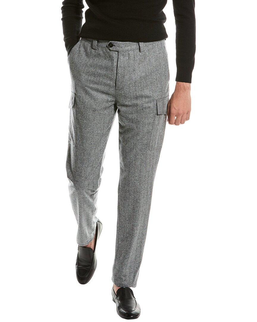 Wool & Cashmere-blend Pant In Multi Product Image