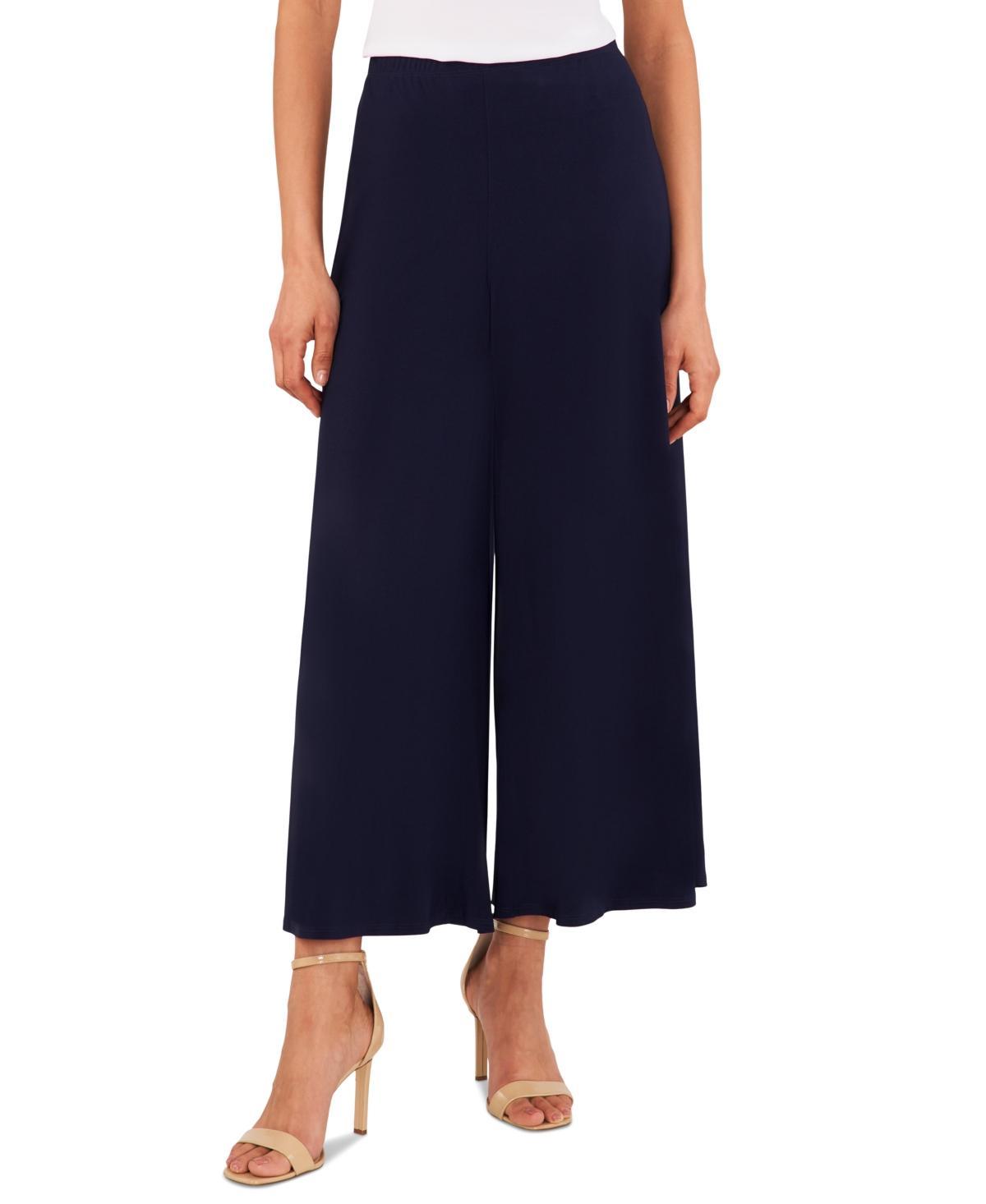 Vince Camuto Womens Pull On Wide Leg Ankle Pants Product Image