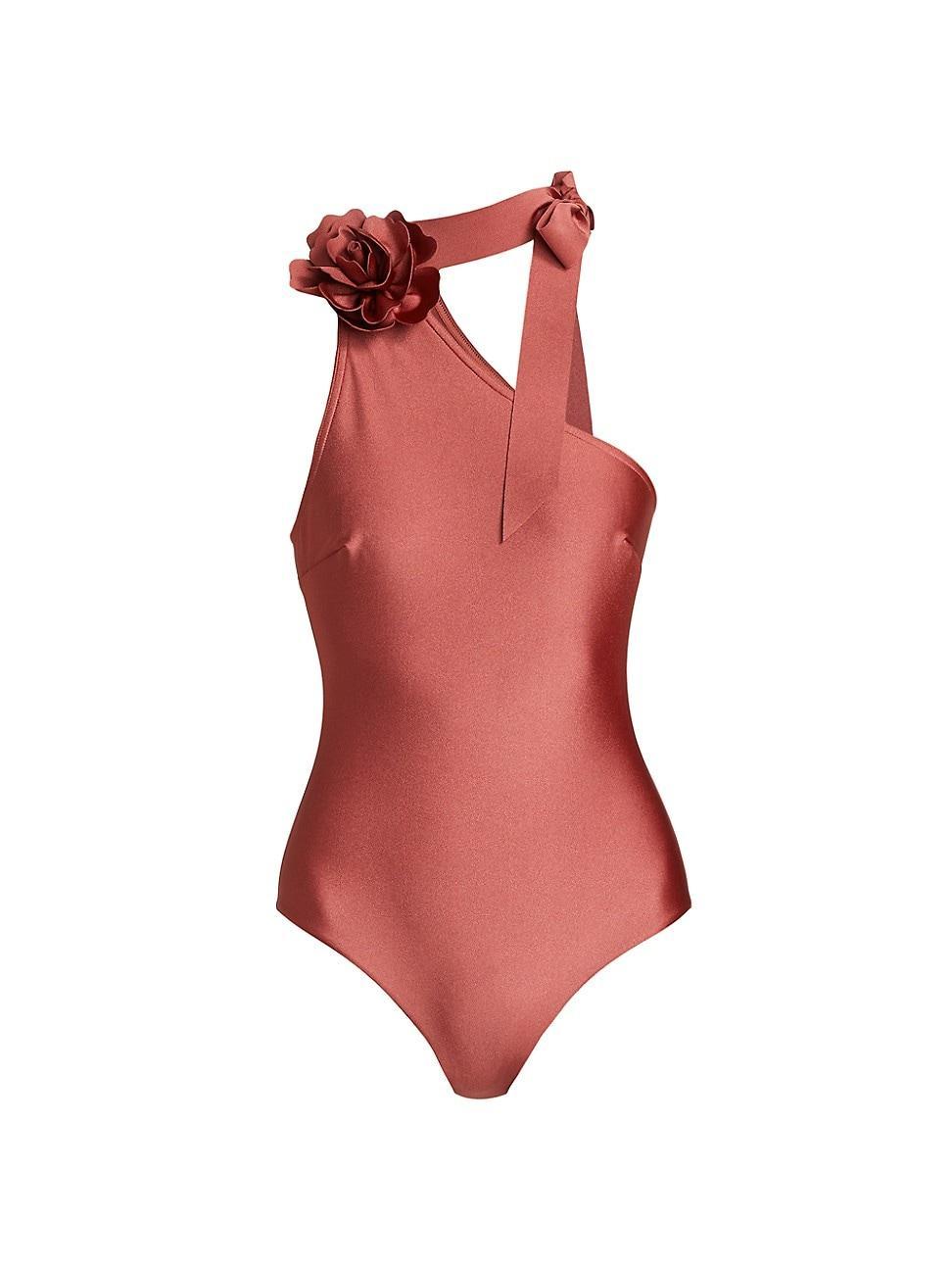 Womens Waverly One-Shoulder One-Piece Swimsuit Product Image