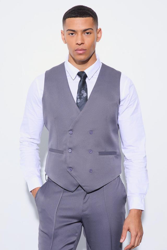 Slim Vest | boohooMAN USA Product Image