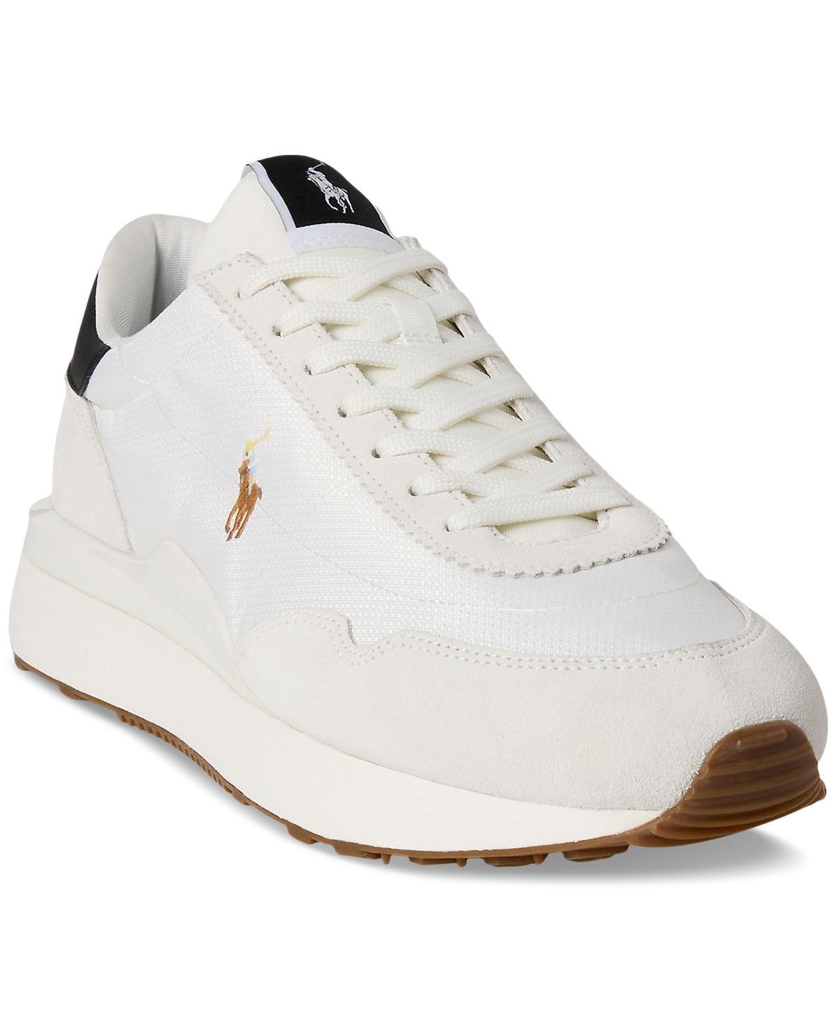 Polo Ralph Lauren Mens Train 89 Lace-Up Sneakers - DECKWASH WHITE Product Image