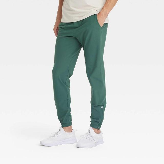 Mens Lightweight Tricot Jogger Pants - All In Motion Teal M Product Image