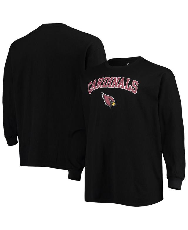 Mens Fanatics Black Arizona Cardinals Big and Tall Thermal Long Sleeve T-shirt Product Image