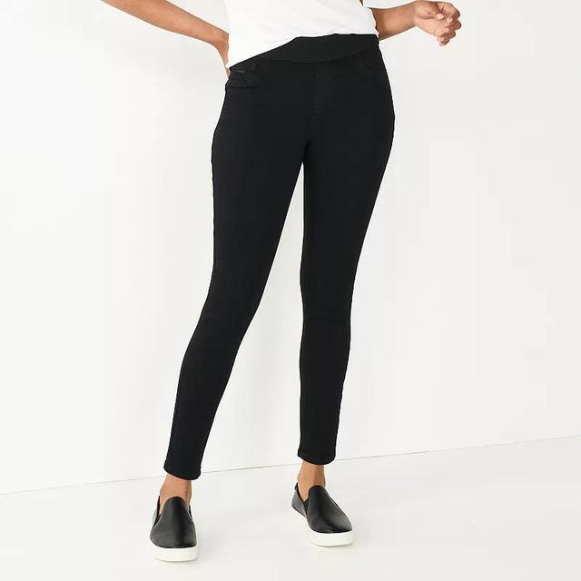 Womens Nine West Mid Rise Pull-On Jeggings Product Image