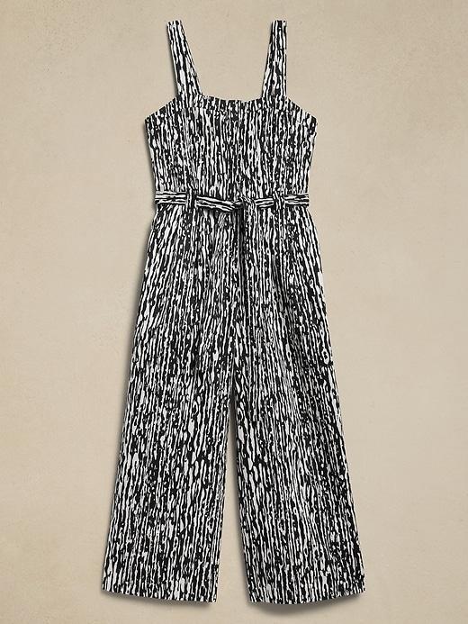 Cotton Wide-Leg Jumpsuit Product Image